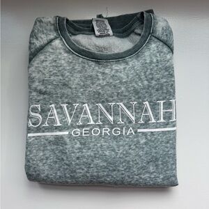 Savannah Georgia Green Crewneck